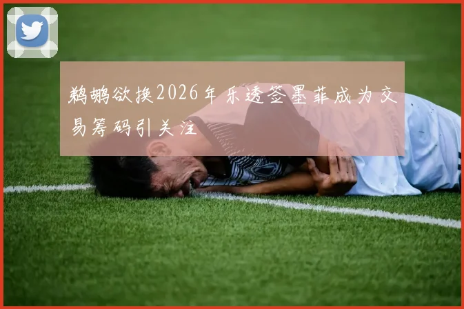 鹈鹕欲换2026年乐透签墨菲成为交易筹码引关注